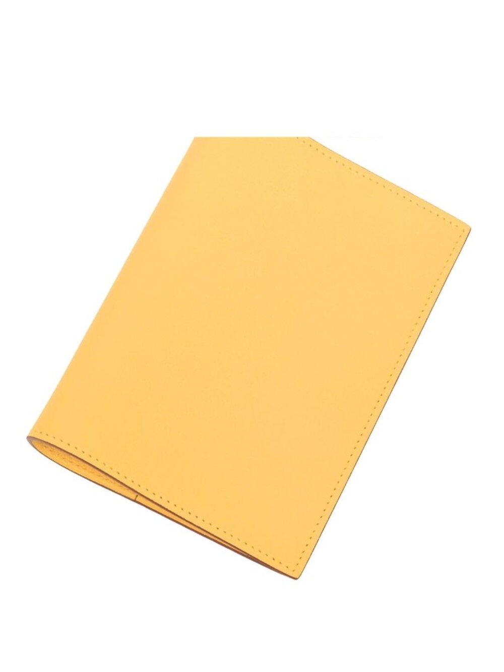 Hermes Agenda GM Jaune Mango Silver Chevre Notebook Cover